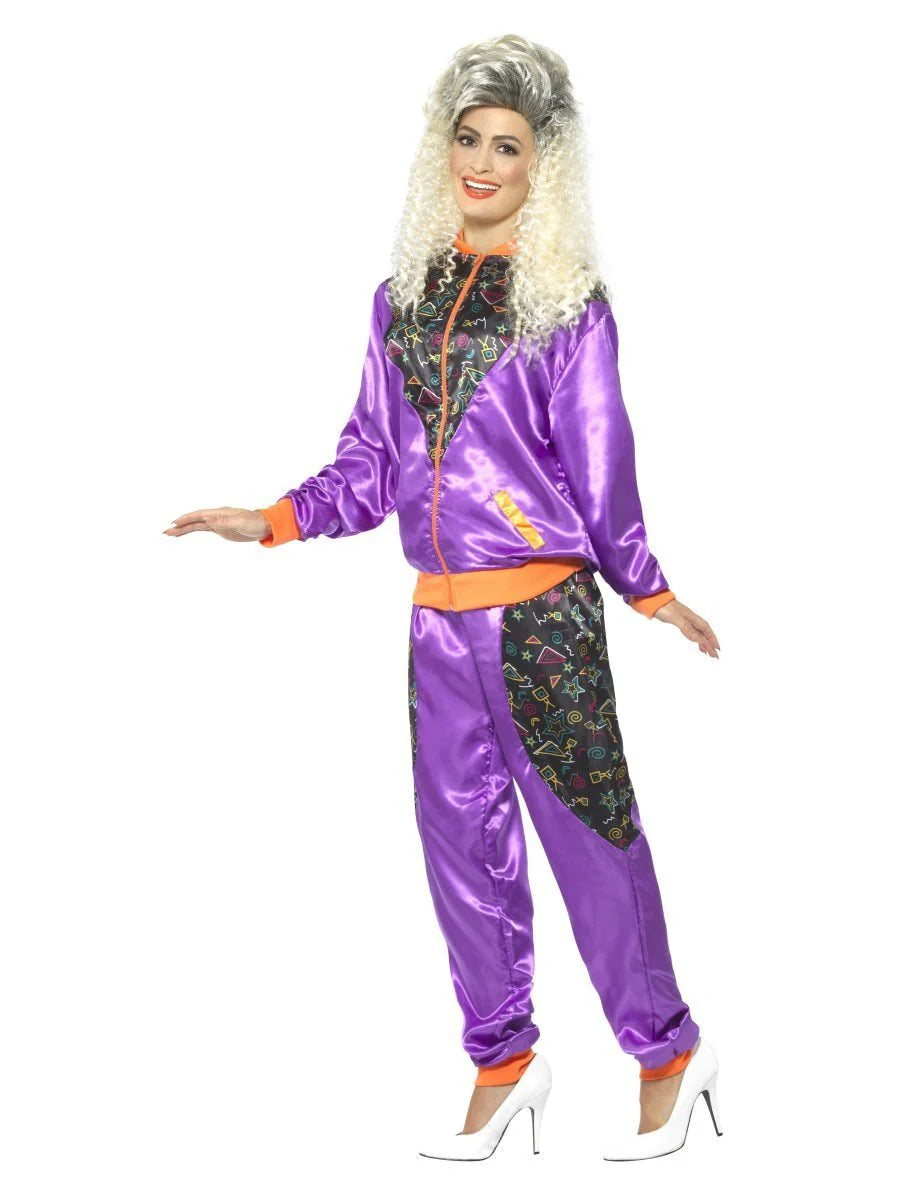 Retro Shell Suit Costume, Ladies