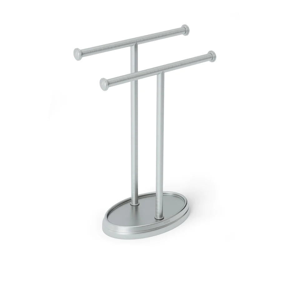 Palm Tree Towel Rack Nickel