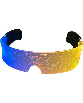 Multi-Color Transparent Lite Up Goggles