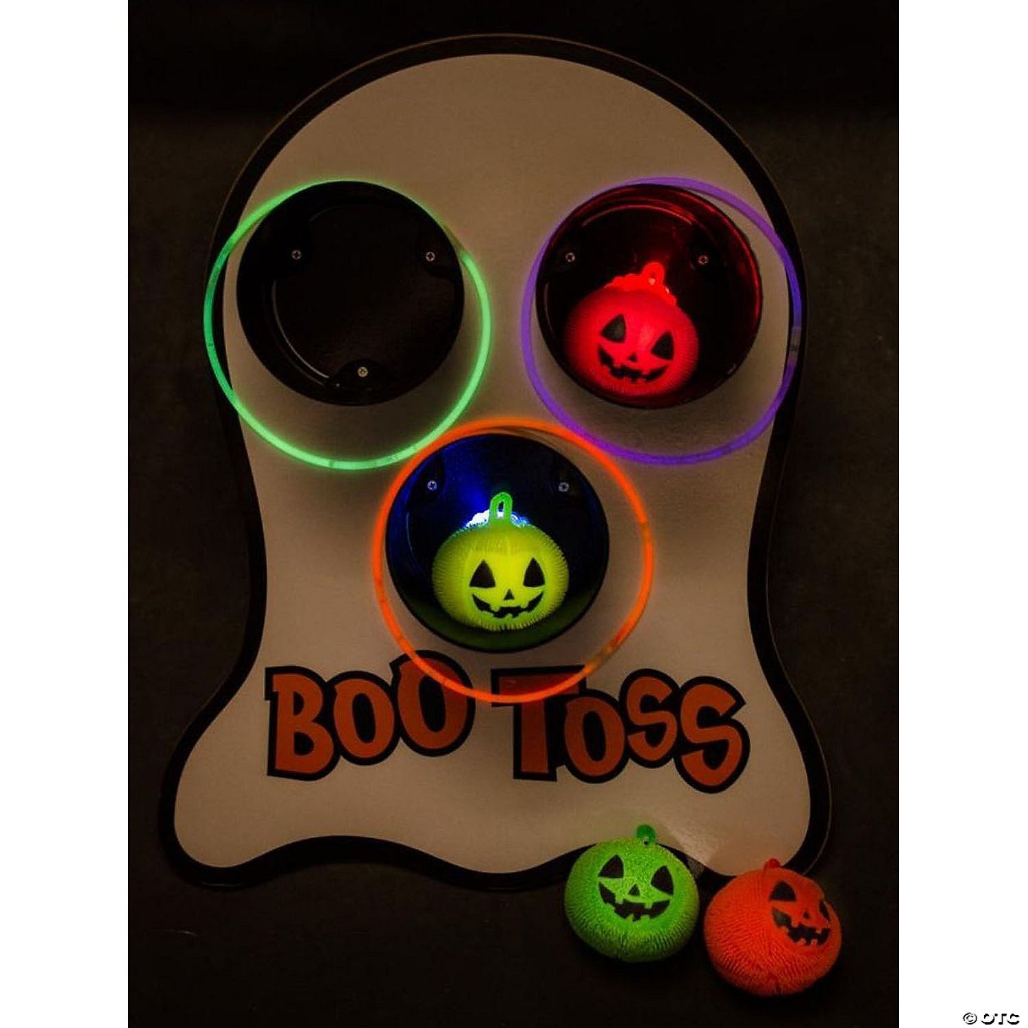 Vinyl Light-Up Jack-O'-Lantern Puffer Ball YoYos