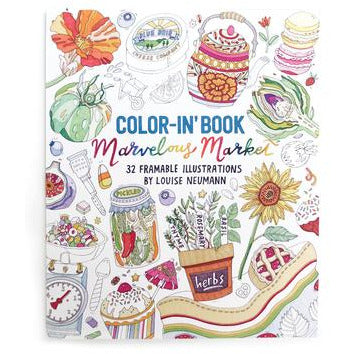 Coloring Book Marvelous Market