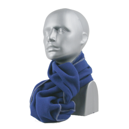 SUPER-SOFT MICROFLEECE INFINITY SCARF - BLUE