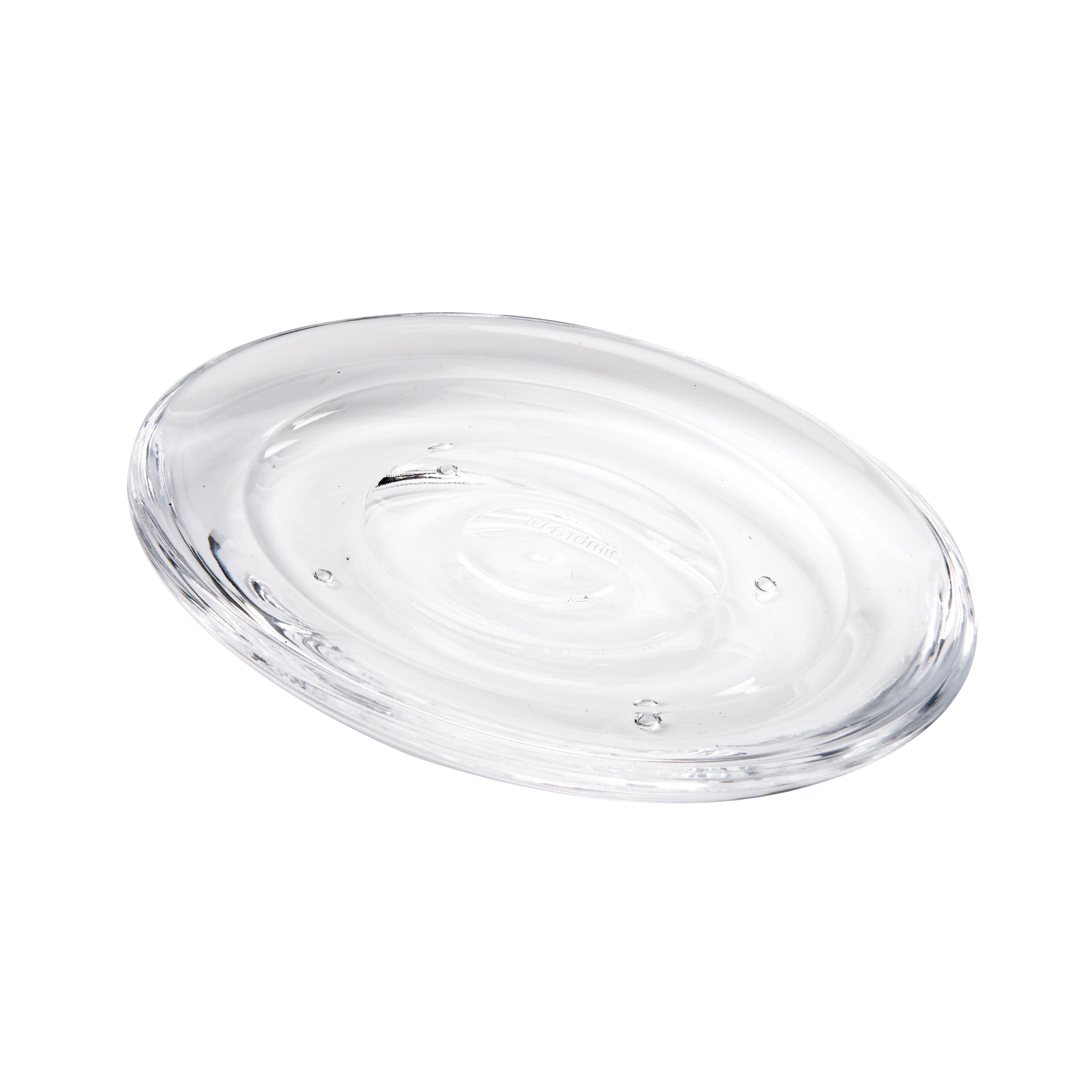 DROPLET SOAP DISH  CLEAR