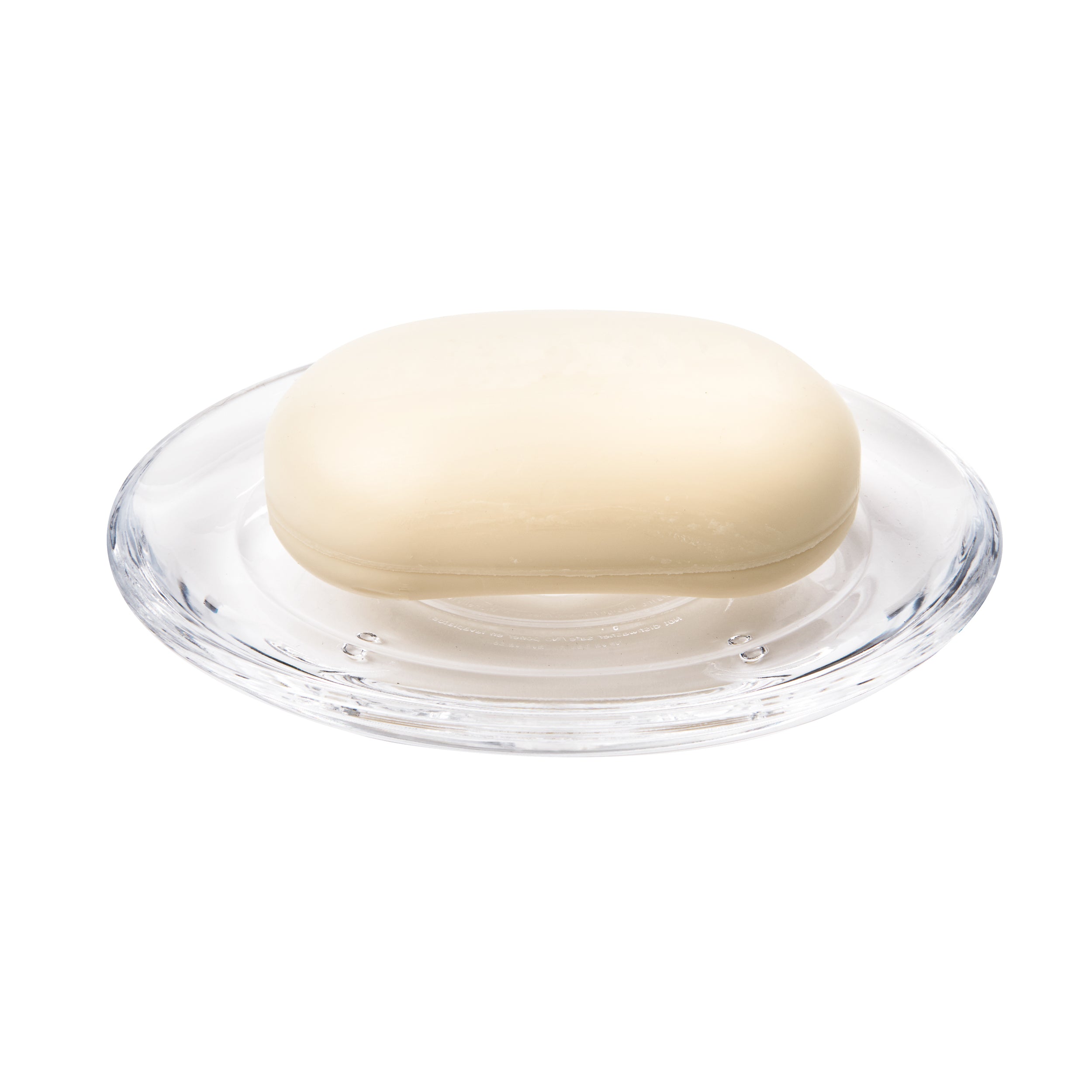 DROPLET SOAP DISH  CLEAR