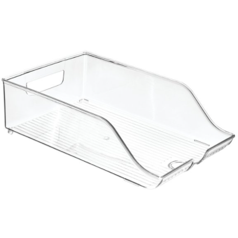 Clear Water Bottle Holder Fridge Bin