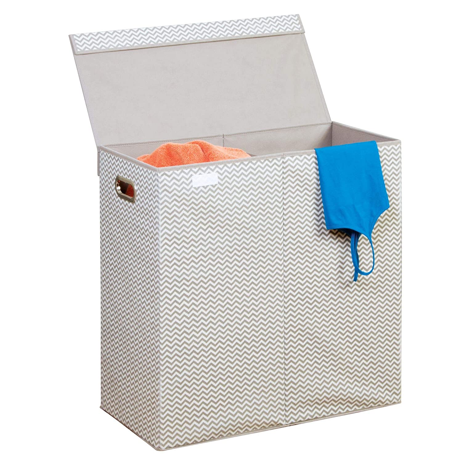 HAMPER  PLEGABLE  CON 2 COMPARTIMIENTOS