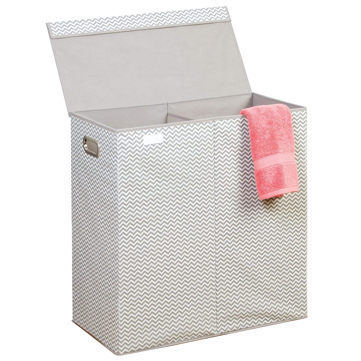 HAMPER  PLEGABLE  CON 2 COMPARTIMIENTOS