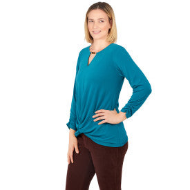 Blouse Teal - Ruby Rd.