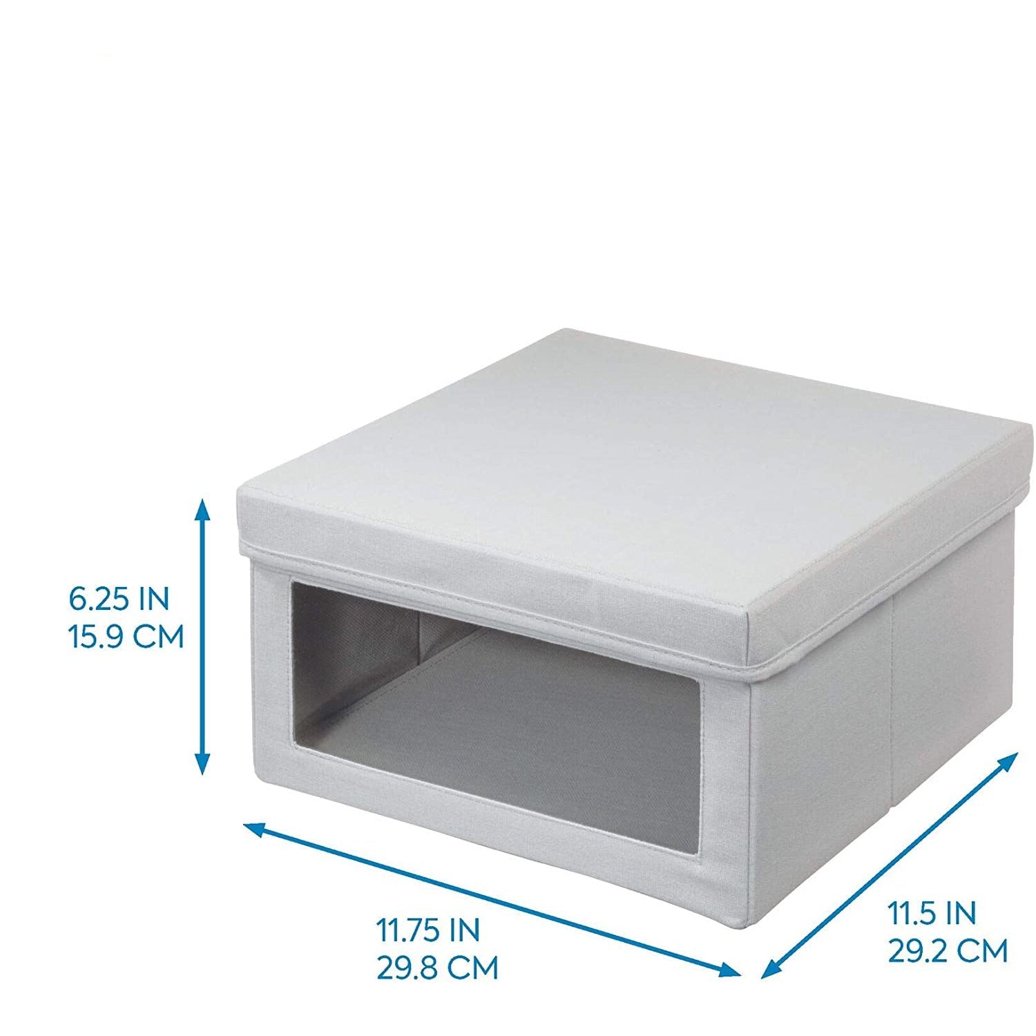 Caja de almacenamiento mediana gris