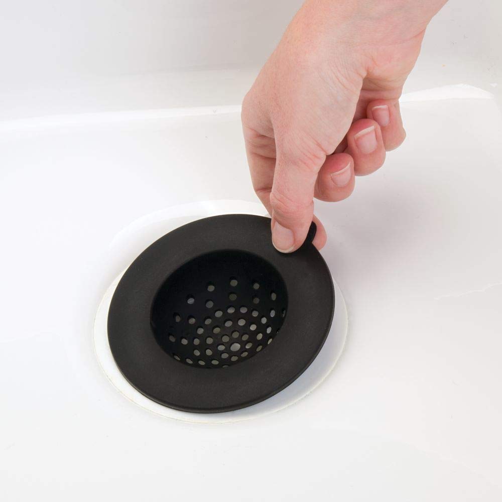 Silicone Sink Strainer Black