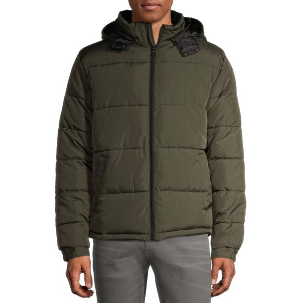 Classic Puffer W/ Warm Fleece Olive