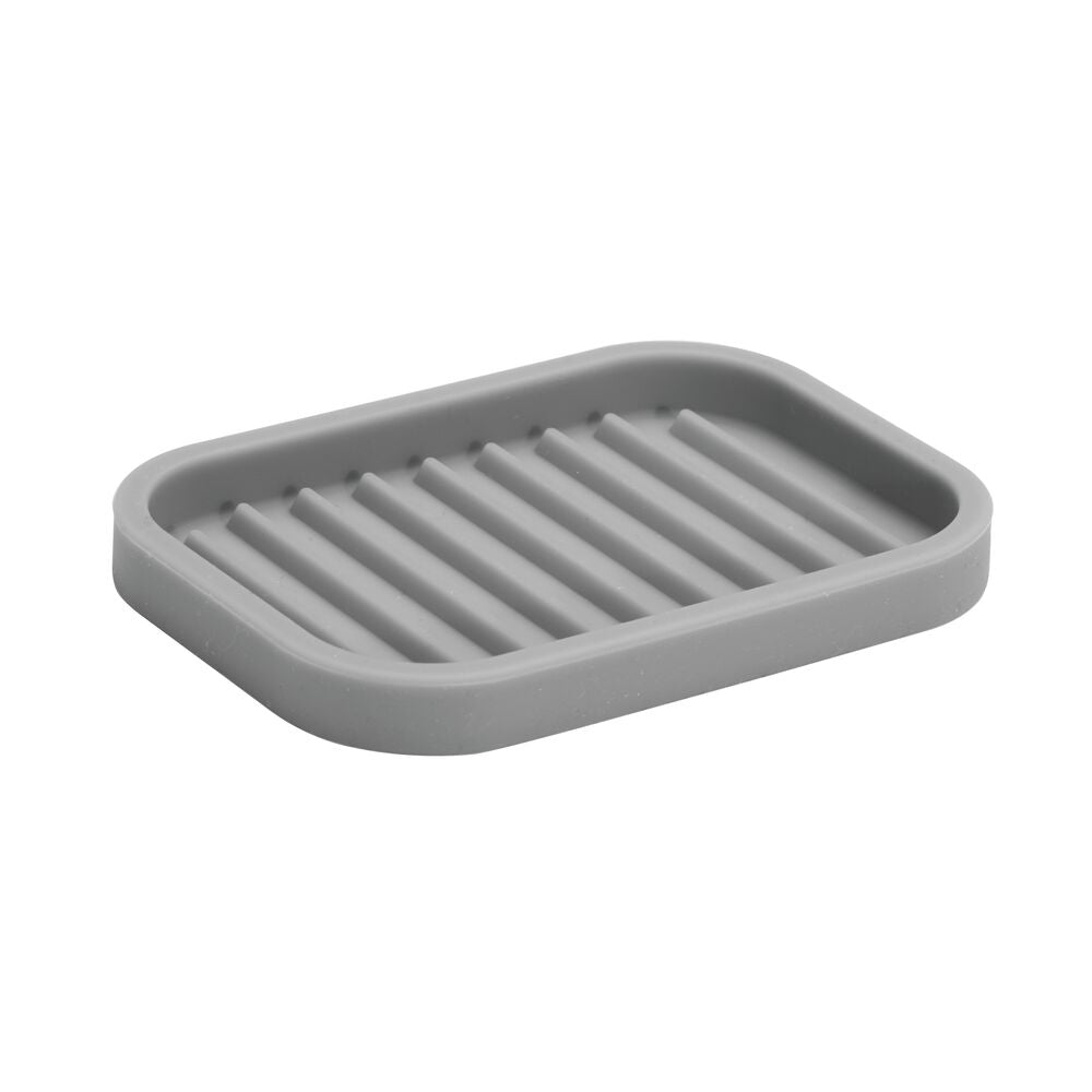 Gray Lineo Soap Dish