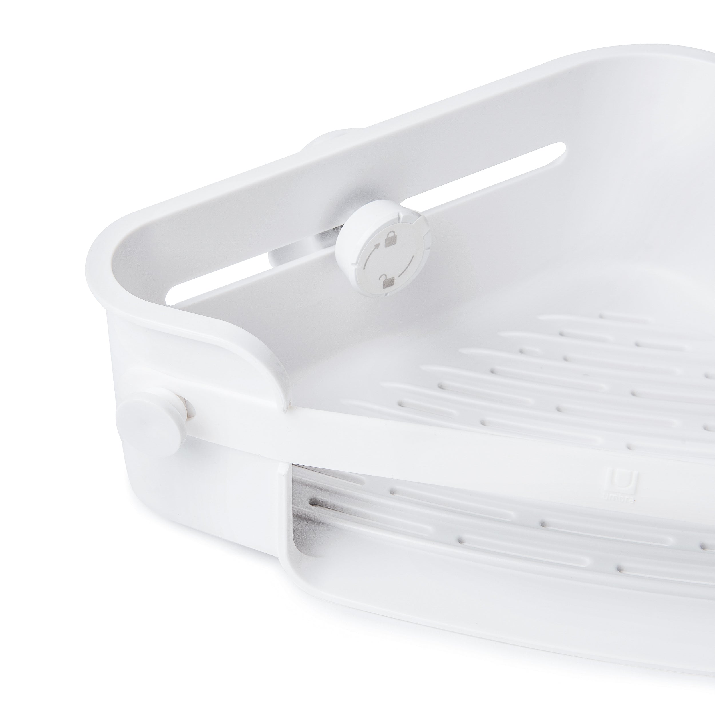FLEX GEL LOCK CORNER BIN WHITE