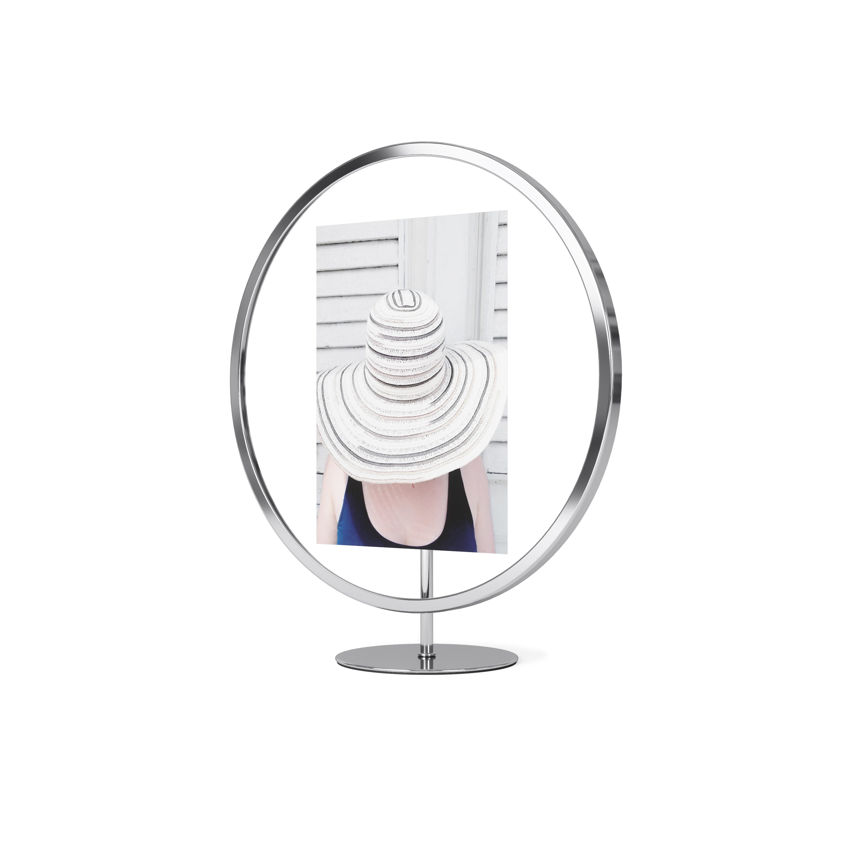 INFINITY ROUND PHOTO DISPLAY 4" x 6" IN 3 COLORS