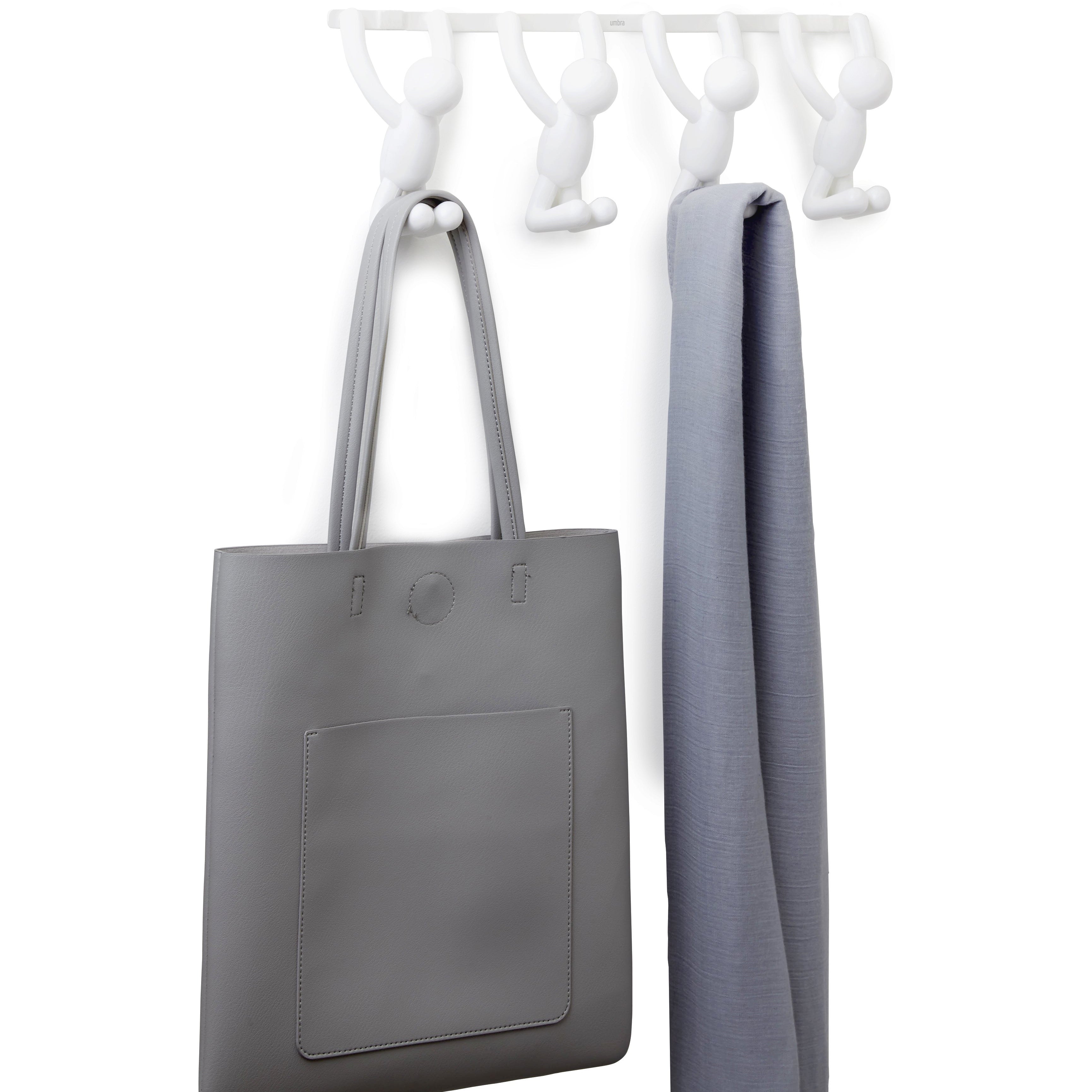 Buddy 4-Hook White