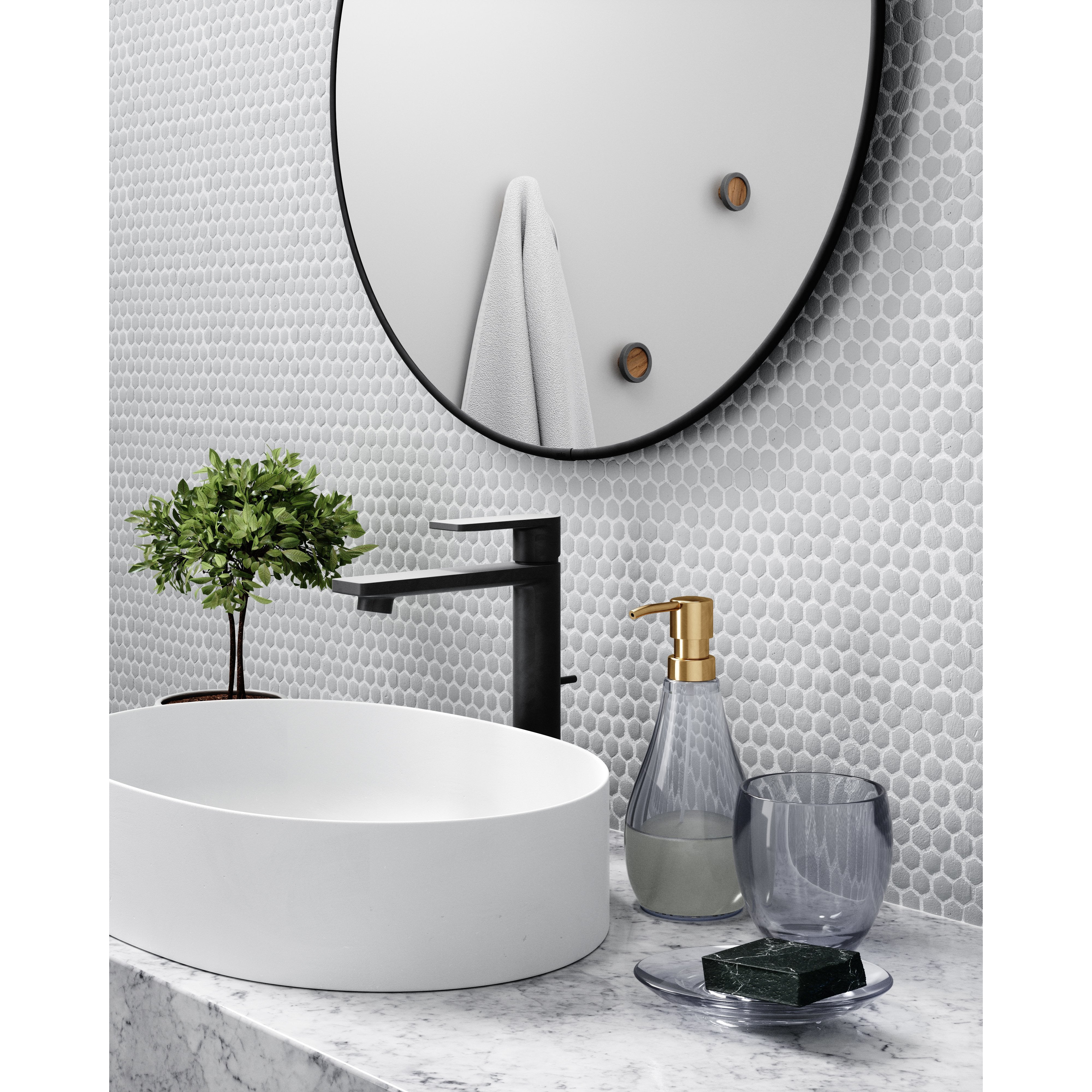 Hubba Mirror 34" Titanium
