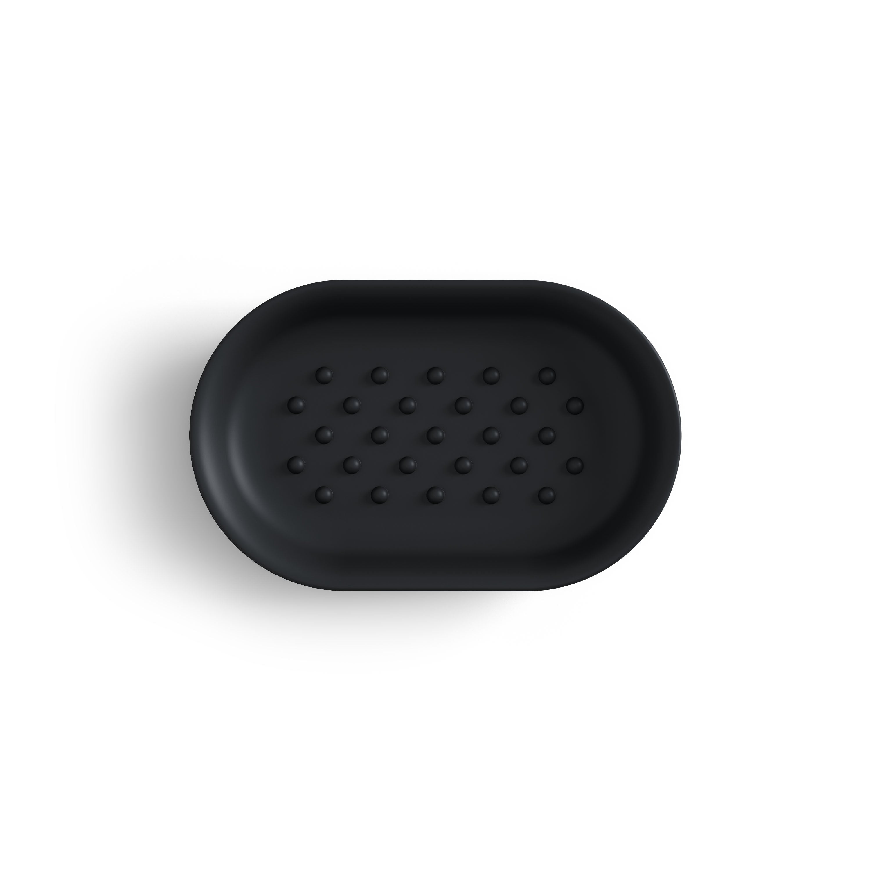JUNIP OVAL SOAP DISH  BLACK