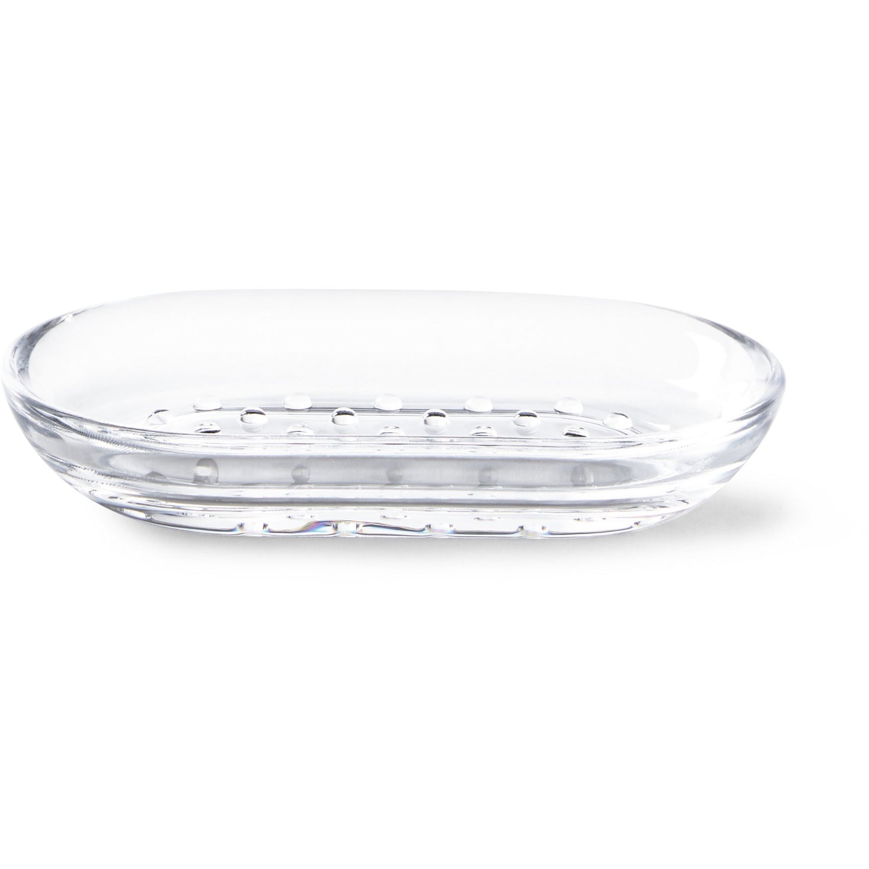 JUNIP OVAL SOAP DISH ACRYLIC CLEAR
