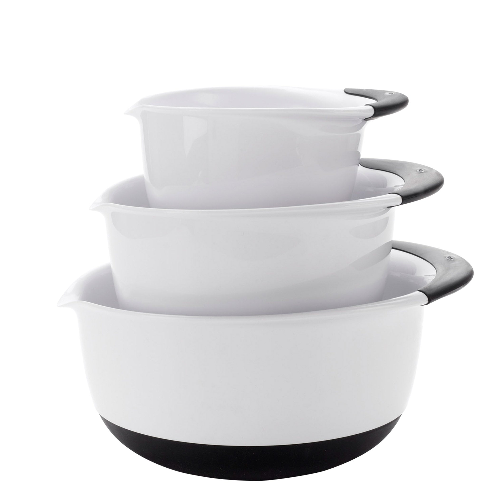 OXO GG 3 PC MIXING BOWL SET - WHITE