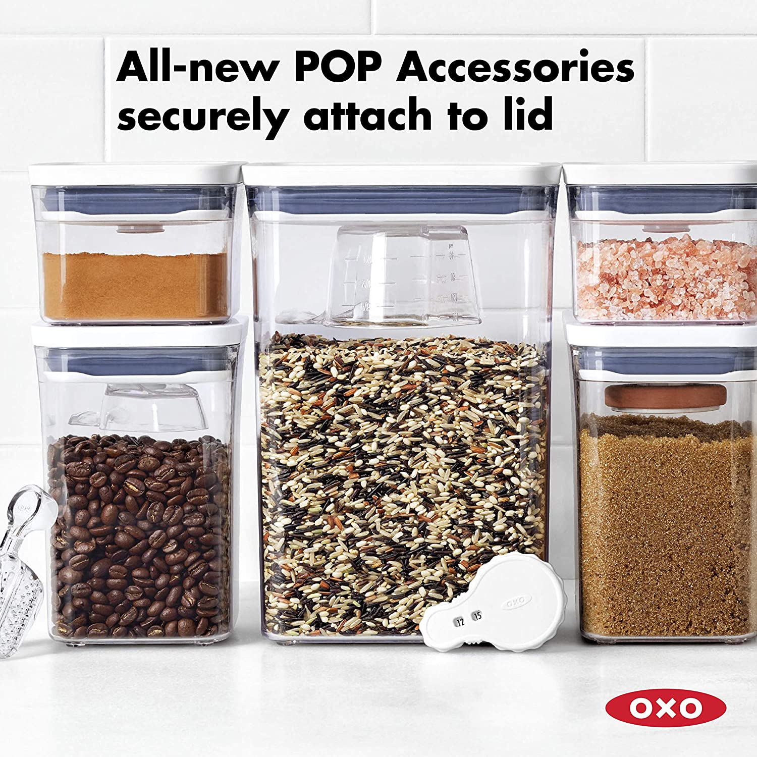 OXO GG 5 PIECE POP CONTAINER SET