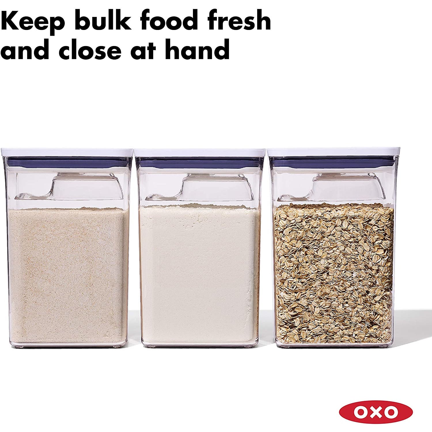 OXO GG 6-PC BULK STORAGE POP CONTAINER SET