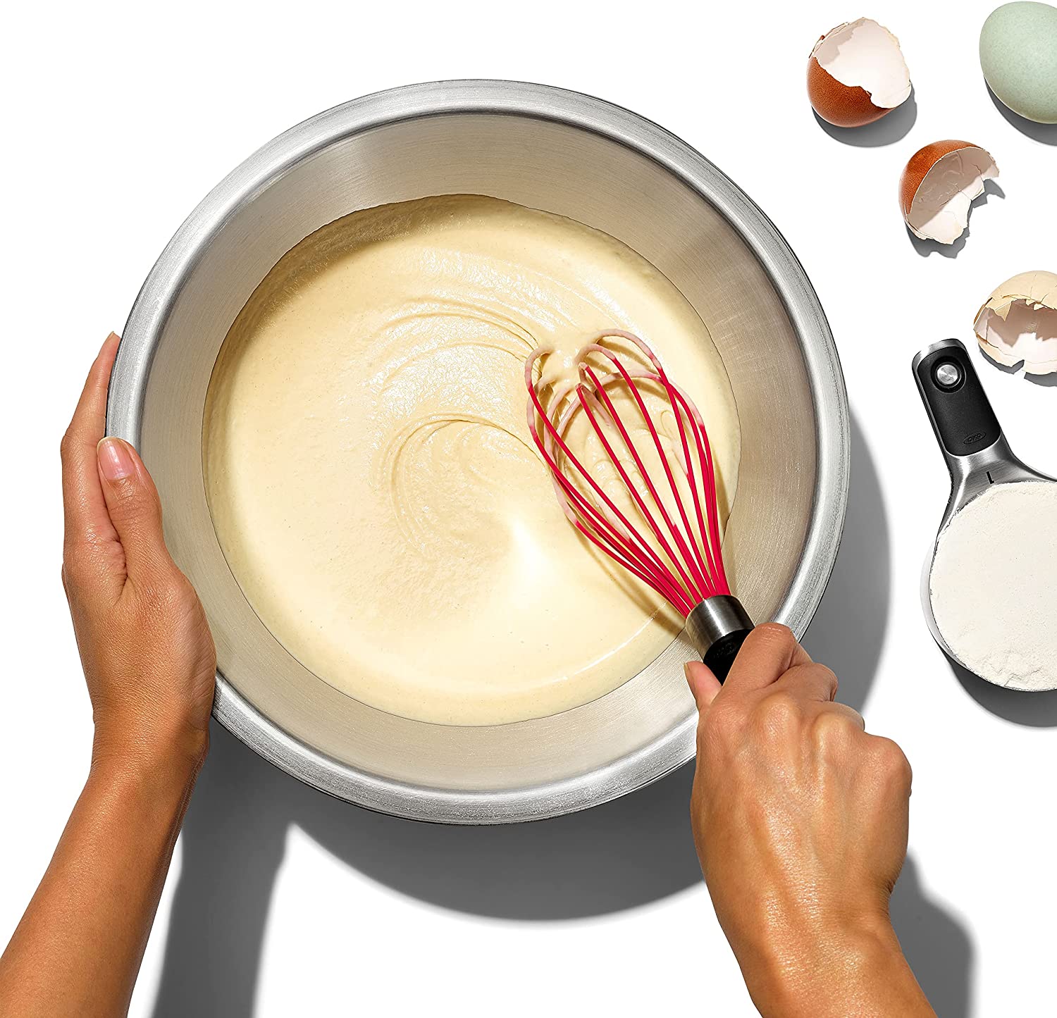 OXO Good Grips 2-Piece Silicone Whisk Set