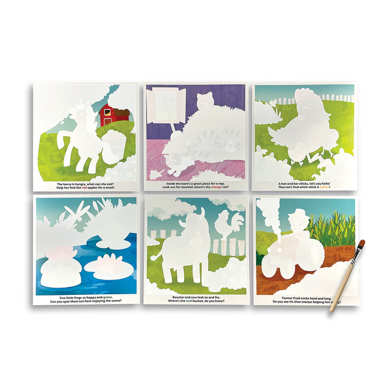 water amaze water reveal boards - on the farm