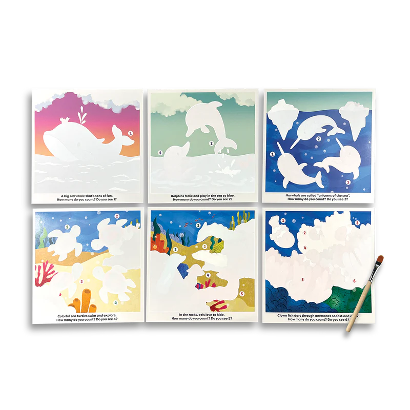 water amaze water reveal boards - under the sea