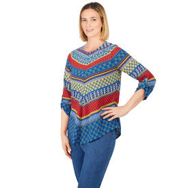 Blouse Lapis Multi - Ruby Rd