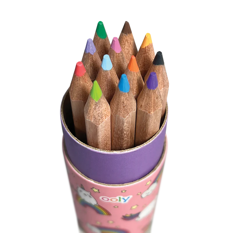 Draw 'n doodle mini colored pencils and sharpener - set of 12
