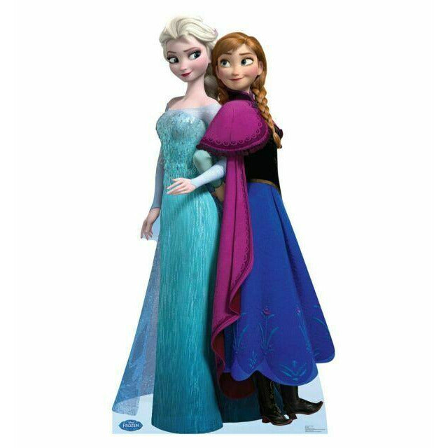 Elsa & Anna frozen Soporte de cartón