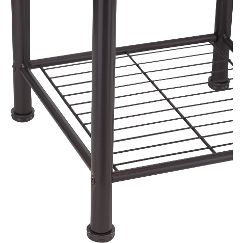 Tier Freestanding Shelving Tower in Oil Rubbed Bronze