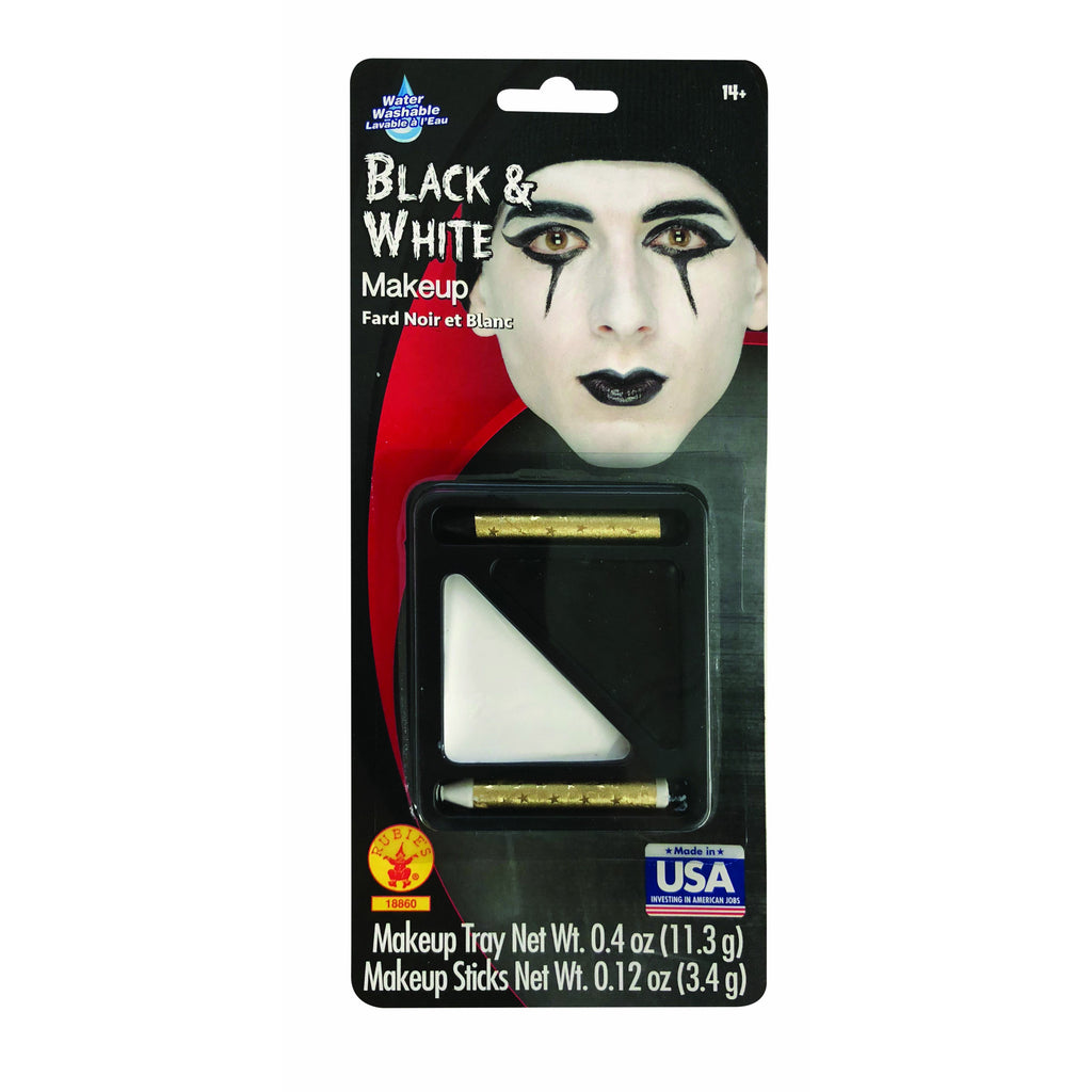 Black white make up kit