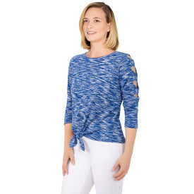 Blouse Indigo Multi - Ruby Rd.