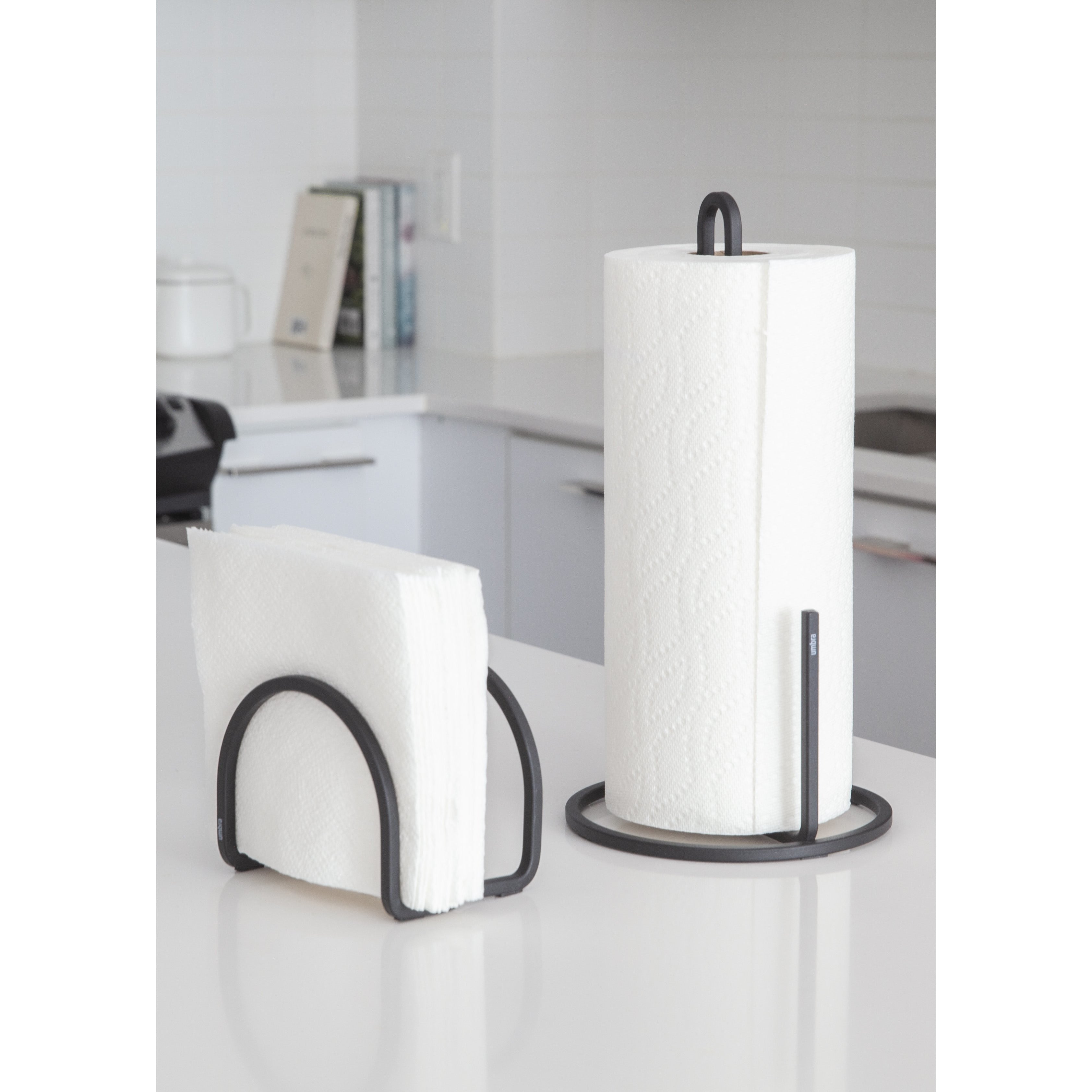 Squire Paper Towel Holder Black