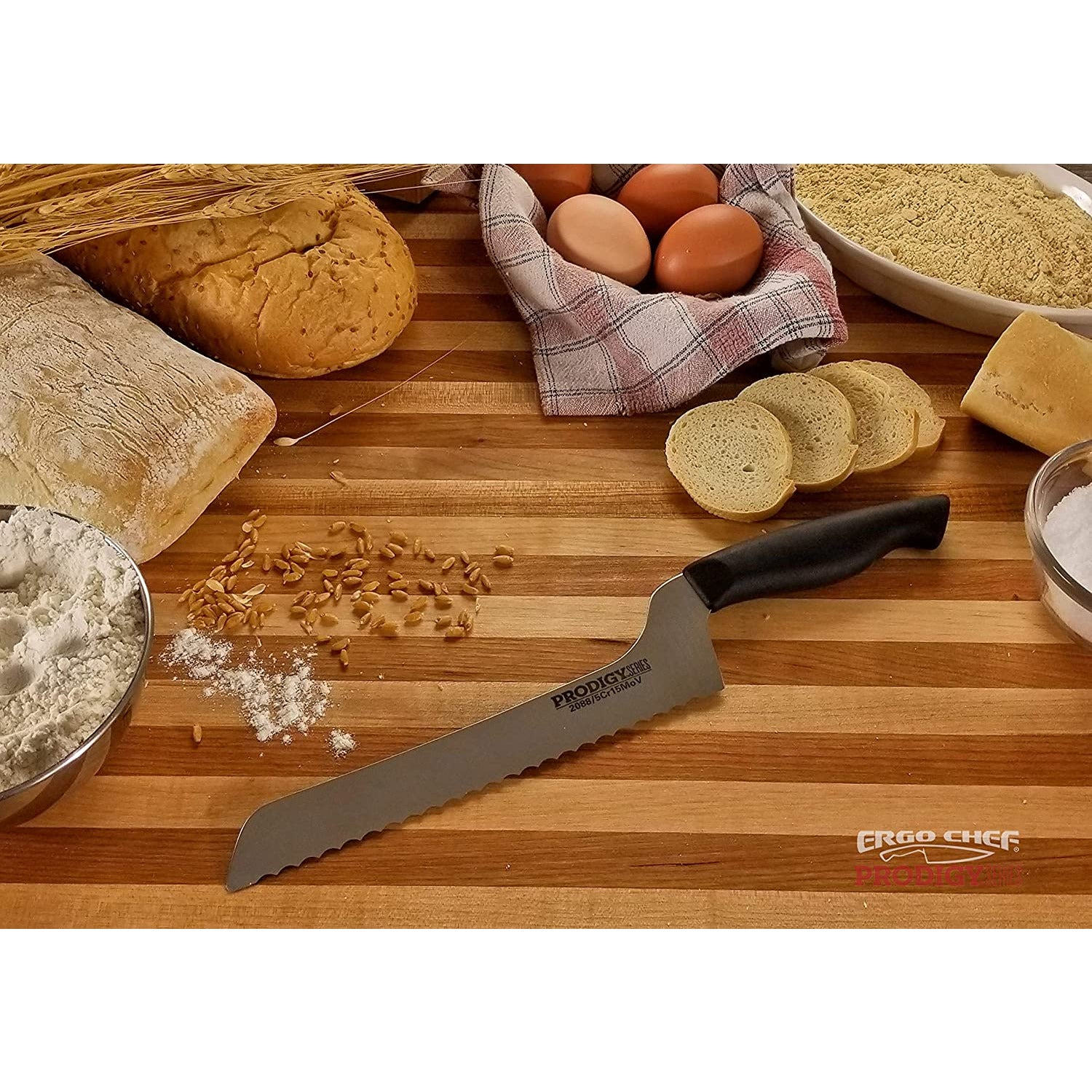 OFFSET BREAD KNIFE 8"