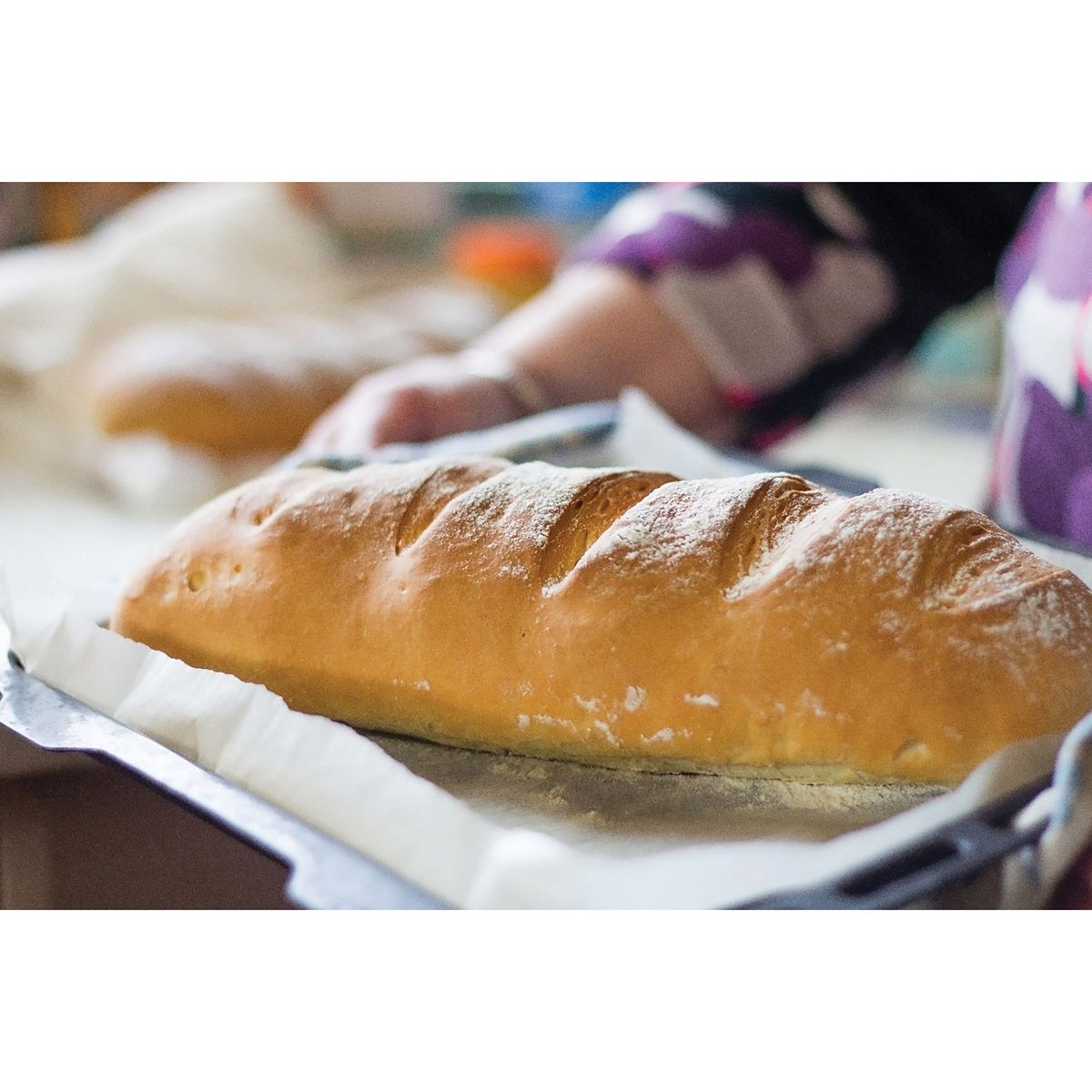 Oval bread proofing basket