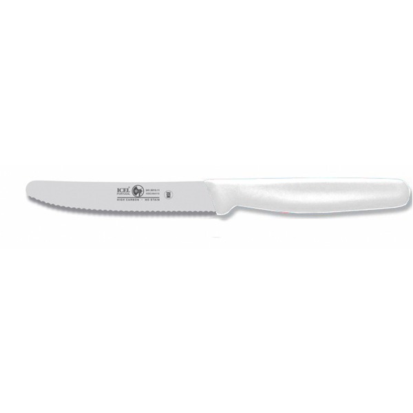 White 4.5" Serrated Stake Knives