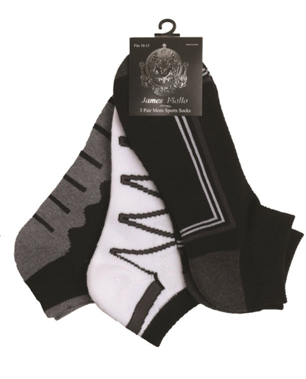 Men's Cushion Sport Socks 3-Pair Pack