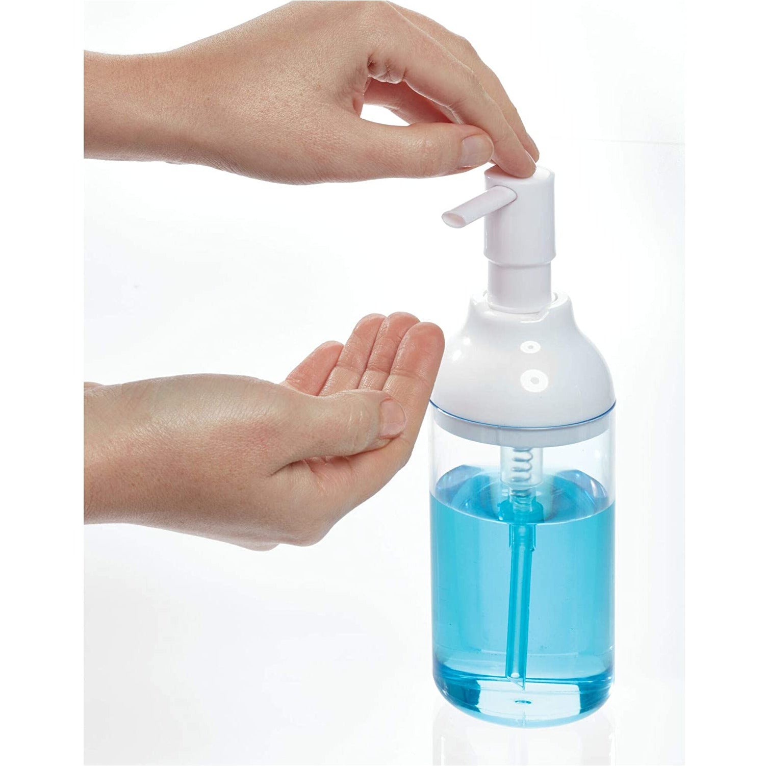 Soap Pump Clear/White