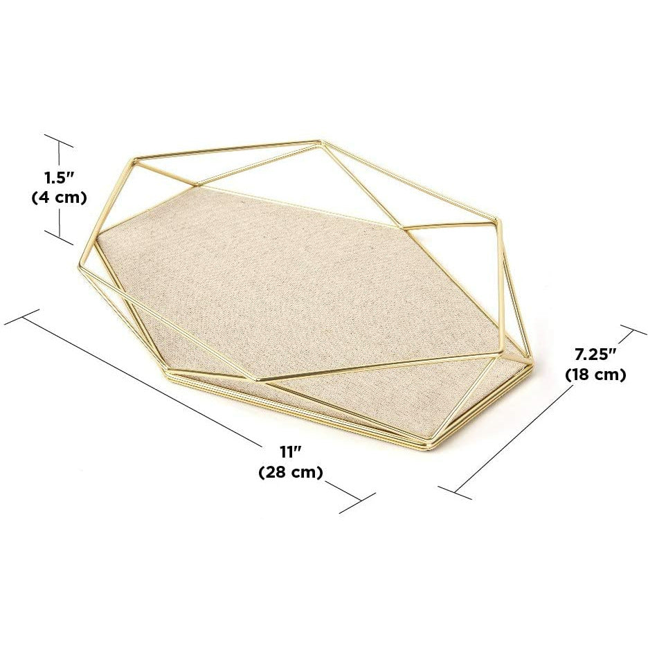 PRISMA JEWERLY TRAY MAT BRASS