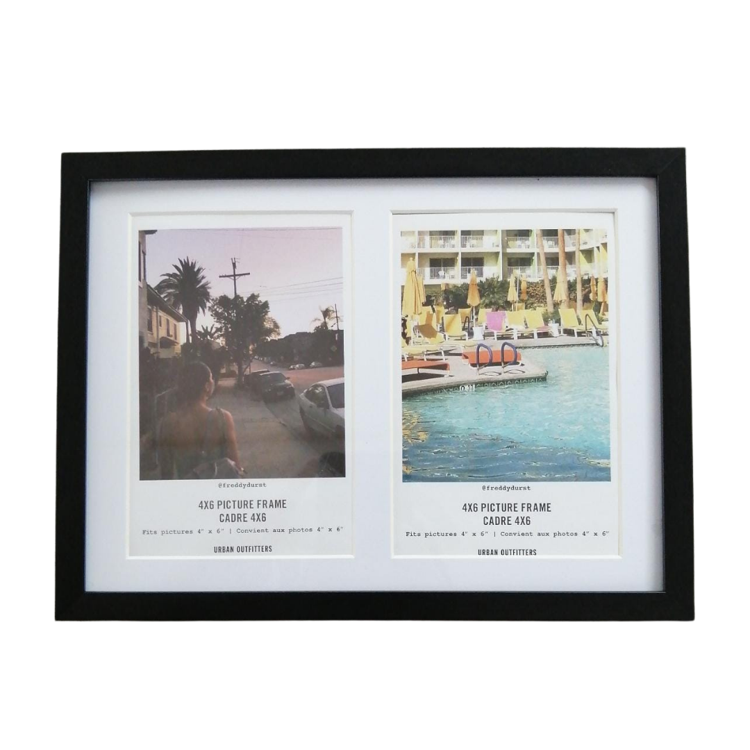 CORE PHOTO DISPLAY BLACK (2) 4" x 6"