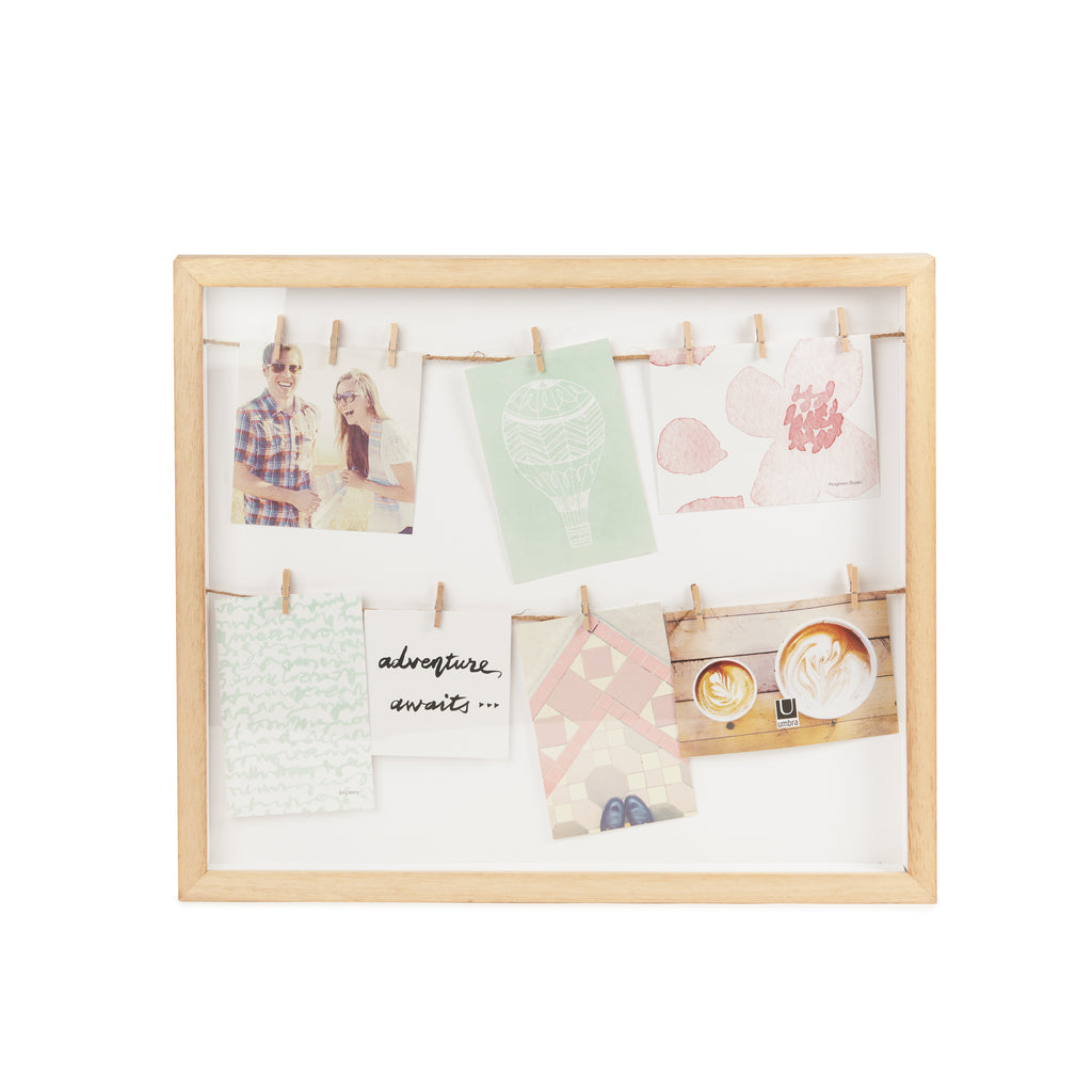 CLOTHESLINE PHOTO FRAME IN 3 COLORS