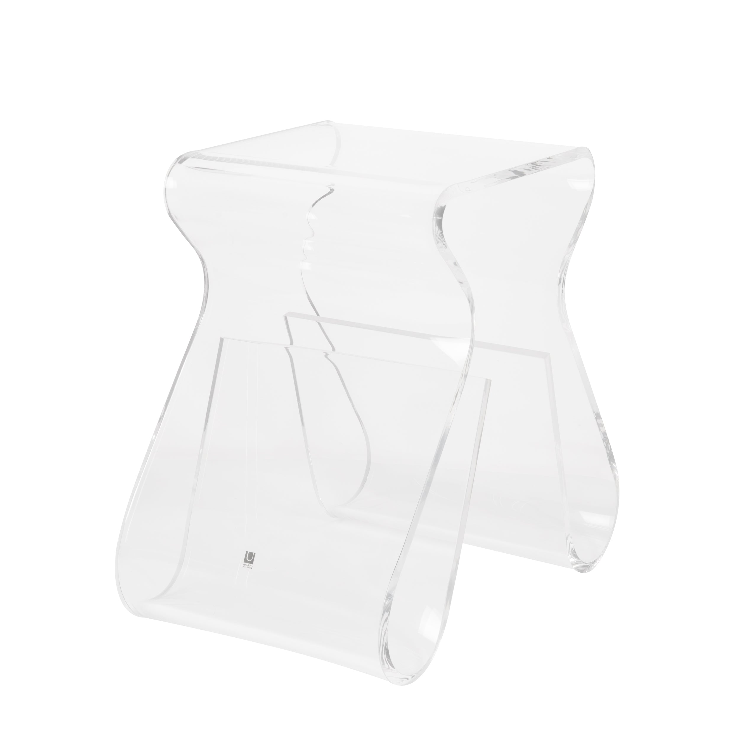 MAGINO STOOL & MAGAZINE  RACK by Karim Rashid