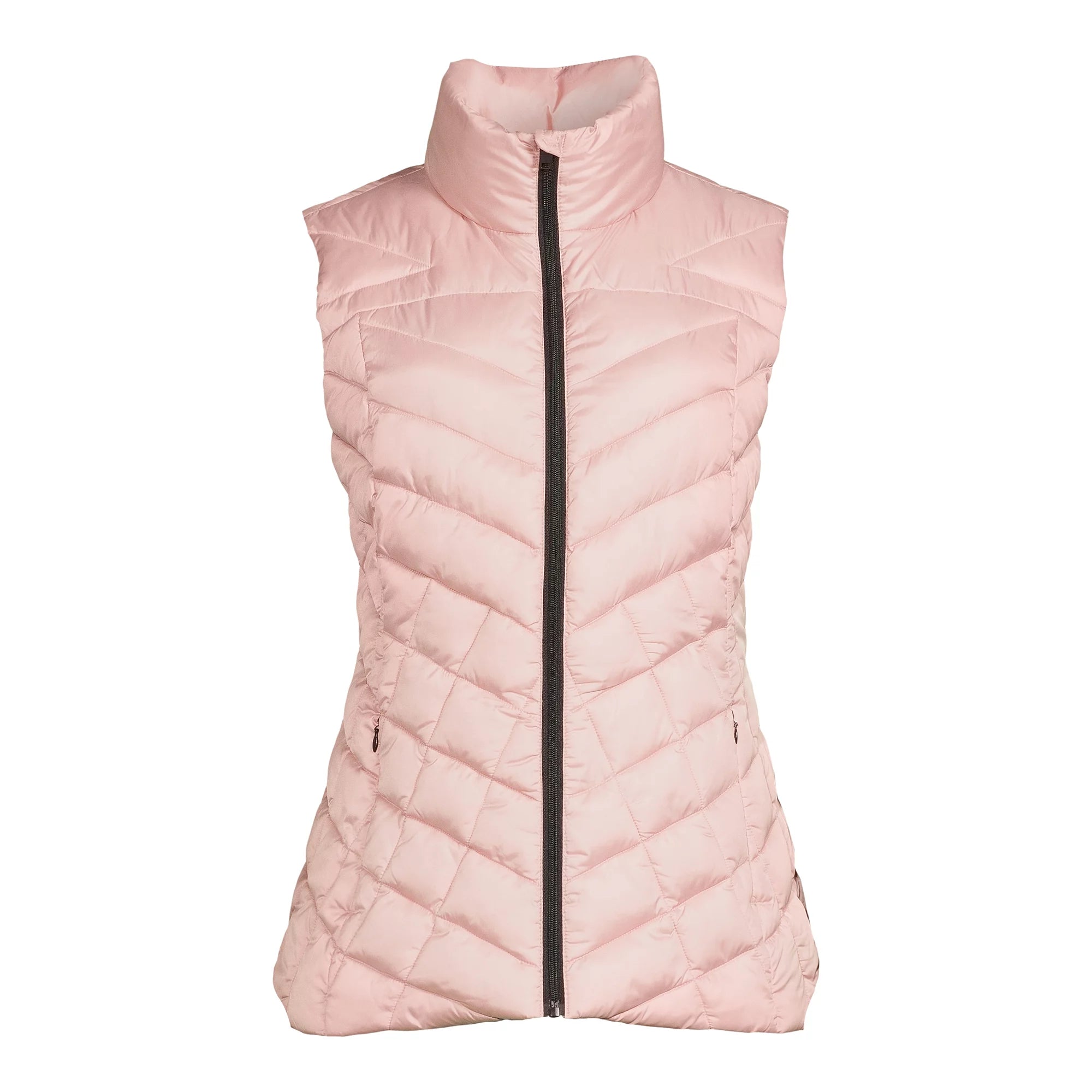 Down Blend Multi Quilt Vest Blush