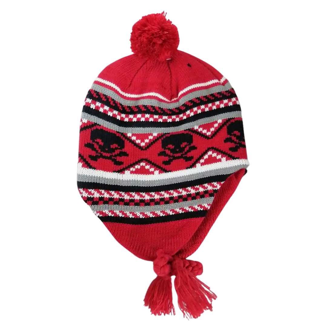 Gorro de Lana Rojo/ Negro