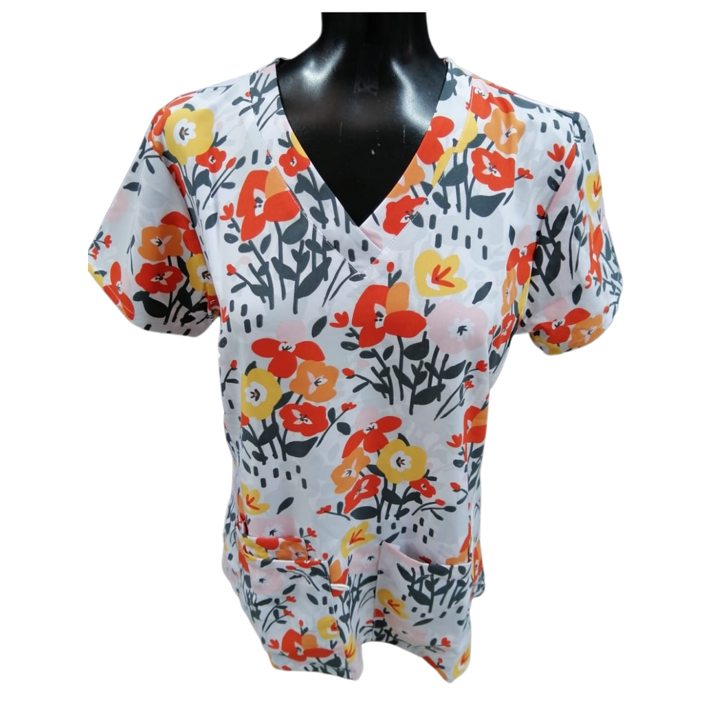 Camisa estampada con flores de verano