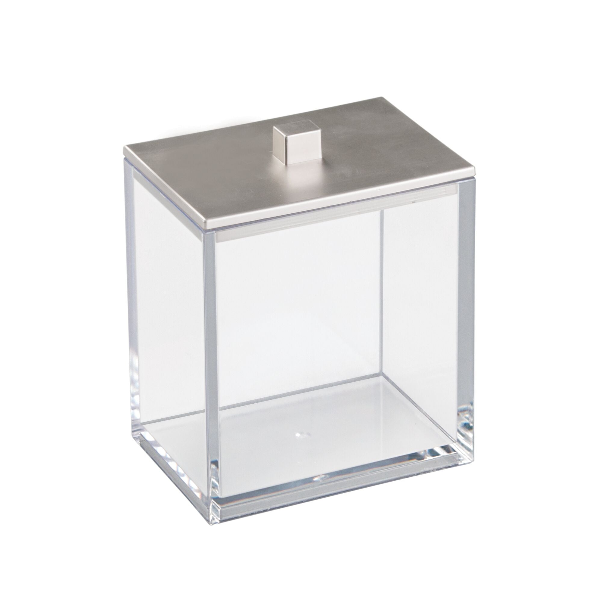 Frasco transparente 4.7" x 4.8" x 2.8" Silver