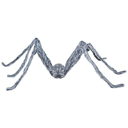 90" Giant Gray Spider Halloween Prop