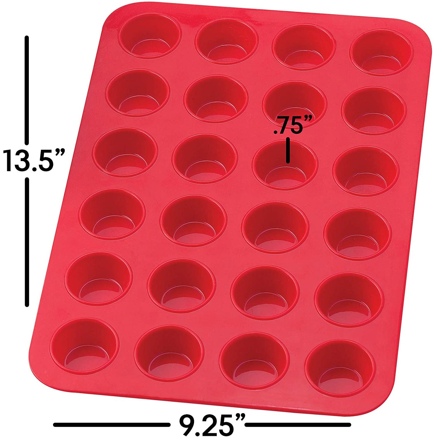 Silicone 24-Cup Mini Muffin Pan